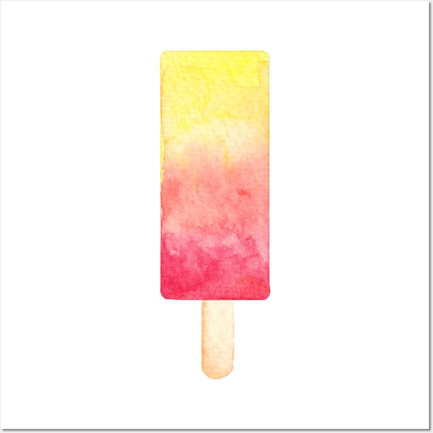 Popsicle Watercolor Wall Art by shoko